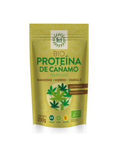 Proteina de cañamo en polvo Bio 250g Sol Natural